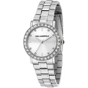 Karl Lagerfeld Montre Pour Femme Crystals 33mm 5atm Quartz/analogical