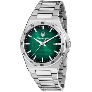 Maserati, Montre, Velocita Slim, Argent, (Montre analogique, 40 mm) pas cher