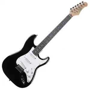 EKO ST100 BLK ST model elektrische gitaar zwartVendu parbol