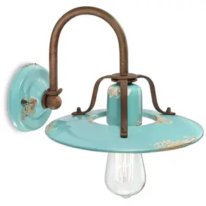 COUNTRY C1440, Applique,Bleu clair, FerroluceVendu parmanomano