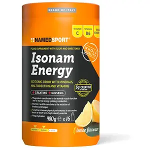Named Sport Poudre De Boisson énergisante Isonam Citron 480g pas cher