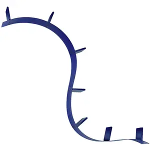Kartell Bibliothèque Murale Bookworm 3,20 M (Bleu De Cobalt - Pvc Colo...