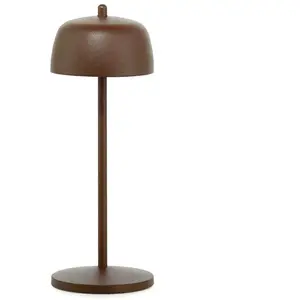 PERENZ Lampe de table led circe Corten rechargeable et dimmable - Zafferano pas cher