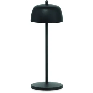 Circe Lampe de table led noire, rechargeable et dimmable - Zafferano pas cher