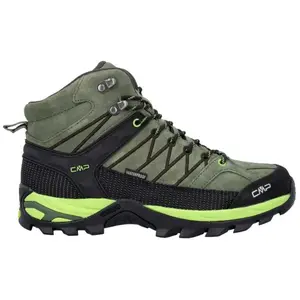 CMP Rigel Mid Trekking Shoes WP, Chaussures Homme, Kaki acide, 43 EU