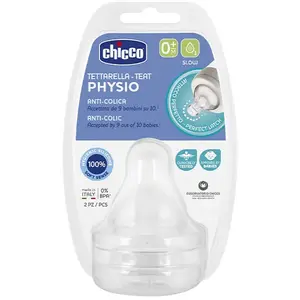 Chicco Perfect 5 zuigers, 0+ maanden, 1 gat, 2 stuks, transparant pas cher