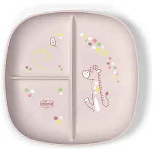 Chicco, Vaisselle + couverts pour enfants, 3-teilige beige Platte 12m+ pas cher