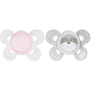 Chicco 74931110000 Sucette Physio Comfort Silicone - Rose - 0-6m pas cher