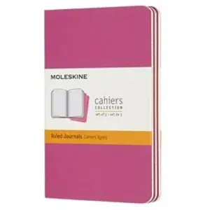 Moleskine Germany GmbH Cahier ligne poche kinetic rose set de 3 pas cher
