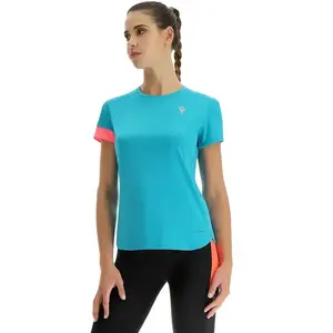 T-shirt femme Macron Start Rita Bleu SVendu parendurance-store