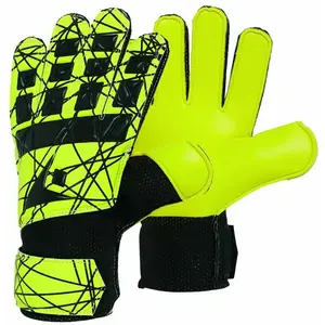 Gants de gardien Macron Leopard - jaune fluo/noir - 95 pas cher