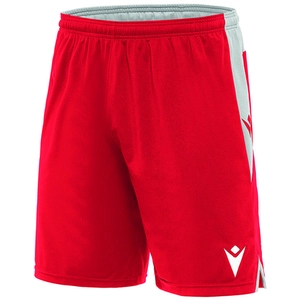 Macron Tempel Short Kinderen - Rood / Wit | Maat: 164 pas cher