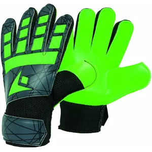 Gants de gardien Macron Leopard - vert fluo/gris - 95 pas cher