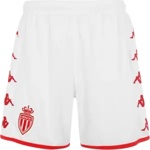 Kappa Short Domicile AS Monaco 2022/23 - white/red s - S pas cher