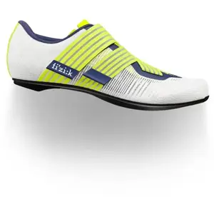 Chaussures Fizik Vento Powerstrap Aeroweave Jaune 45 pas cher
