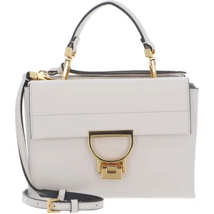COCCINELLE Sac à épaule bandoulière crème en cuir pour femme Arlettis ...