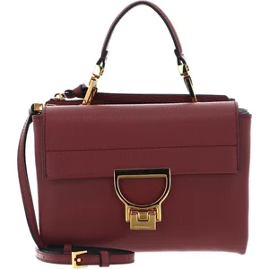 COCCINELLE Sac à épaule bandoulière marron en cuir pour femme - Arlett...Vendu parbol