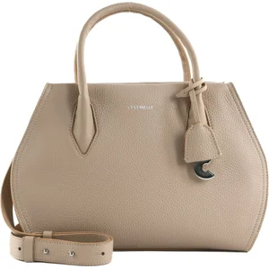 COCCINELLE Sac à épaule bandoulière beige en cuir pour femme - Lord Ha...