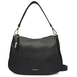COCCINELLE Leren schoudertas Nory Shoulderbag Noir zwart