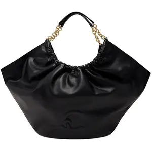 COCCINELLE Sac à épaule noir en cuir pour femme - Smash Handbag Smooth...