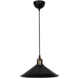 WEBMARKETPOINT Lampe à suspension Maya noire MDL4156 pas cher