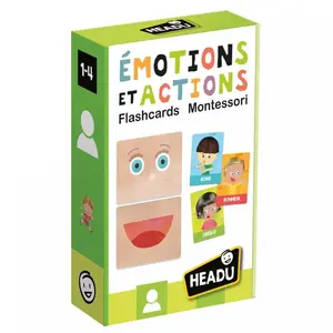 Headu FLASHCARDS ÉMOTIONS ET ACTIONS MONTESSORI pas cher
