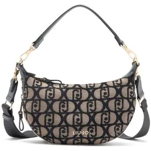 LIU JO Sac à épaule beige noir pour femme - Kaliska Hobo Bag S Tabacco 316579