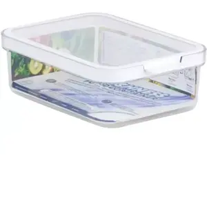 CARE + PROTECT Récipient alimentaire intelligent, l'organiseur de réfrigérateur, très empilable, protège les aliments de l'humidité et garde les aliments frais plus longtemps, 1,2 L