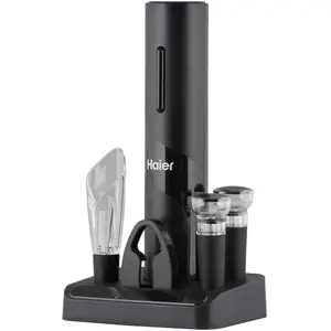 HAIER SERVICE À VIN ÉLECTRIQUE À PILES, AVEC AÉRATEUR ET PROTÈGE-GOUTT pas cher
