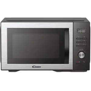 Candy CMCA29EDLB Micro-ondes Combiné 29L MO : 1000W - Gril : 1000W - Cavité en acier inoxidable - UI digitale Fonction basse témperature pas cher