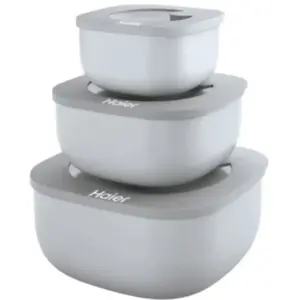 Boîte hermétique HAIER de 3 boites alimentaires (design Guzzini