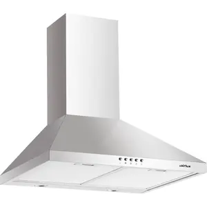 Airlux - Hotte dÃ©corative murale 60cm 569m3/h inox AHP650SS