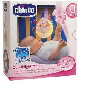 Chicco First Dreams Veilleuse Musicale Petite Lune Rose pas cher