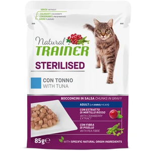 12x85g thon adulte stérilisé Natural Trainer wet cat pas cher