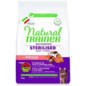 3kg sterilised saumon trainer nourriture pour chat natural pas cher