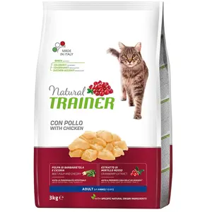 Comparateur de prix : 3kg adulte poulet trainer nourriture pour chat natural