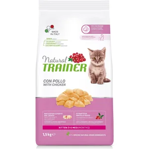 Natural Trainer Nourriture pour chats Kitten avec poulet - 1.5 kg pas cher