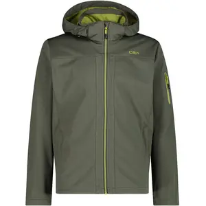 Cmp Zip Hood 39a5027 Softshelljack Groen S Man pas cher