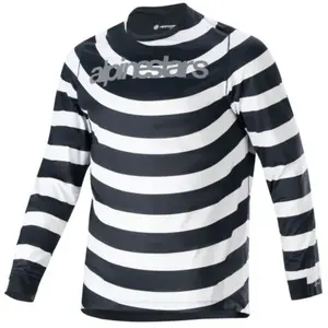 Alpinestars, Hommes, Maillot de cyclisme, JERSEY 24 A-ARIA Oscar LS (S), Noir, SVendu pargalaxus