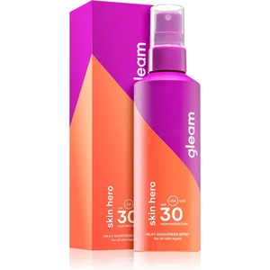 Gleam zonnebrand - heerlijk ruikende zonnecrème - 200 ml - factor 30 -... pas cher