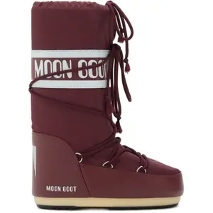 Comparateur de prix : Chaussure Moon Boot Modèle Mb Icon Nylon - Coleur Bordeaux