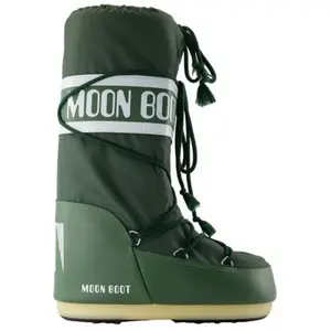 Chaussure Moon Boot Modèle Mb Icon Nylon - Coleur Vert
