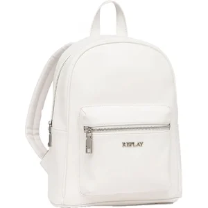 REPLAY Sac à dos blanc pour femme - Backpack Optical White 249138 pas cher