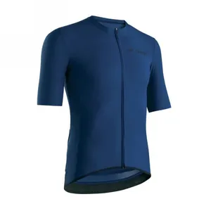 MAILLOT GIST HOMME SUPREMO MANCHES COURTES ZIP TOTAL BLEU  M    -5343