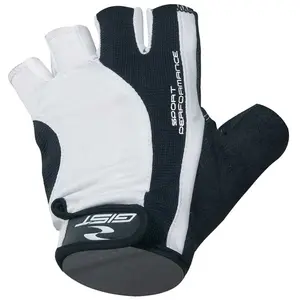 Gants courts d'été avec velcro Gist Pro - noir/blanc - XL pas cher