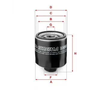 Oliefilter S3428R Sofima pas cher