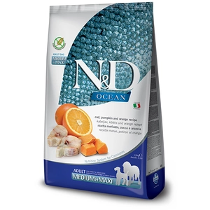Farmina Pet Food N&D Ocean hondenvoeding Kabeljauw met Pompoen medium/maxi 12 kg pas cher