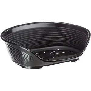 Comparateur de prix : FERPLAST Panier pour chien plastique SIESTA Deluxe Taille 12 - 111x80,5x33,5 cm Noir