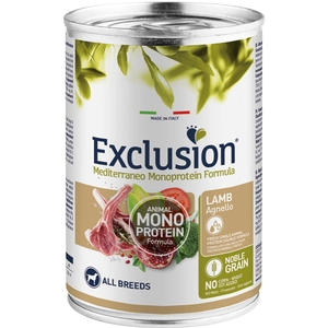 400 g d'Exclusion Mediterraneo adulte avec agneau pas cher