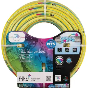 Tuyau d'arrosage FITT NTS YELLOW 5/8" (15mm) 25m pour usage intensif pas cher